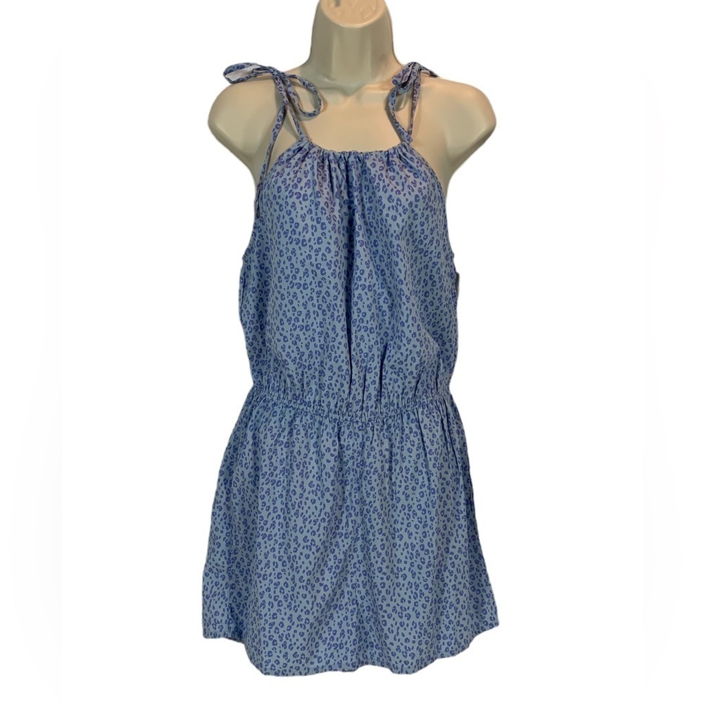 Vero Moda Halter Neck Romper - Blue - size Medium